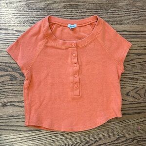 Garage orange crop top size Medium
